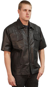 Click here for the Mens Leather USA Made Shirt 2